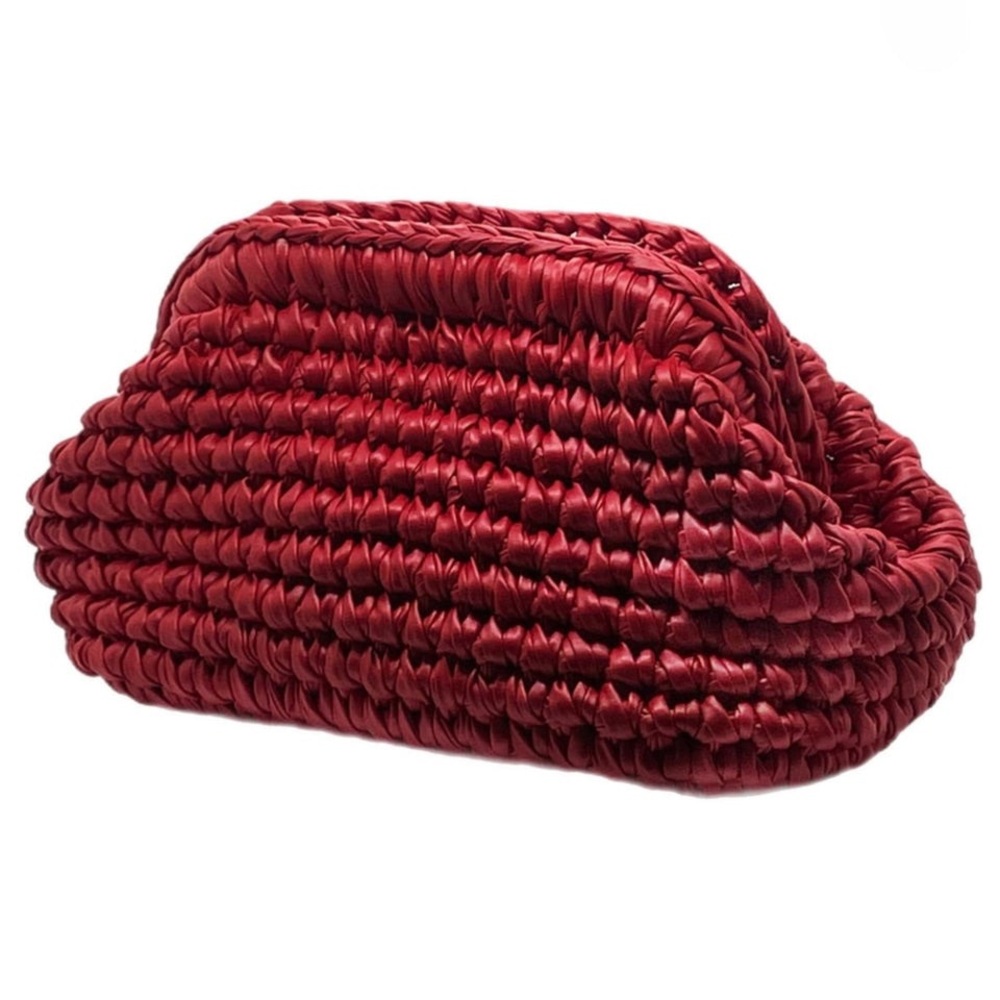 Noam Hazan Cherry Red Clutch